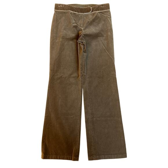 Ann Taylor Tan, Crushed Velour, Flared Leg Pants- 4 - Picture 3 of 12